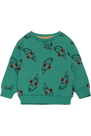 The New Tnstneo Sweatshirt Tops Sweat-shirts & Hoodies Sweat-shirts Green