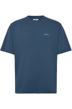 Nikben Worldwide Tee Tops T-shirts Short-sleeved Blue