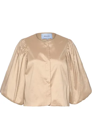 Minus Mskristane Jacket Tops Blouses Short-sleeved Gold