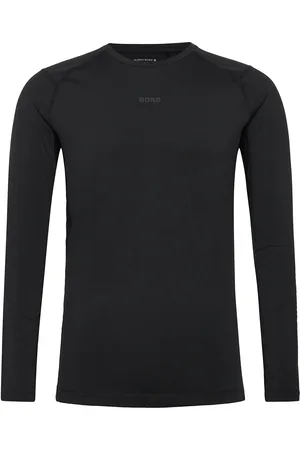 Björn Borg Borg Soft Compression Ls T-Shirt Sport Men Sport Clothing Sport Tops Sport Long Sleeved Tops Black