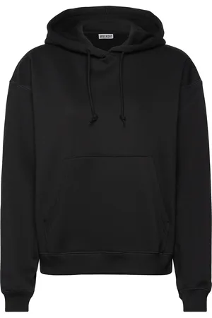 Weekday Essence Standard Hoodie Tops Sweat-shirts & Hoodies Sweat-shirts Black