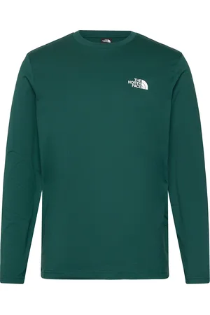 The North Face M L/S Simple Dome Tee Sport T-shirts Long-sleeved Green