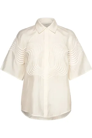Copenhagen Muse Cmmolly-Shirt Tops Shirts Short-sleeved Cream