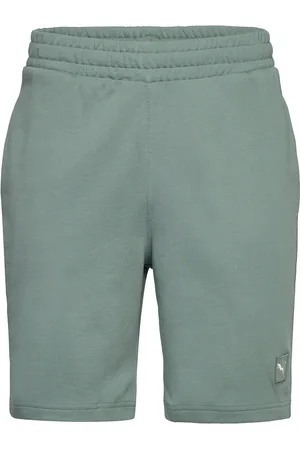 PUMA Ess Elevated Shorts 9" Tr Sport Sport Clothing Sport Shorts Sport Sweat Shorts Green