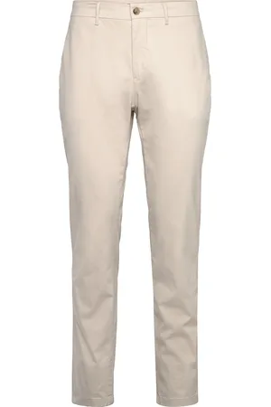 J Lindeberg Ched Cloud Satin Pants Bottoms Trousers Chinos Cream