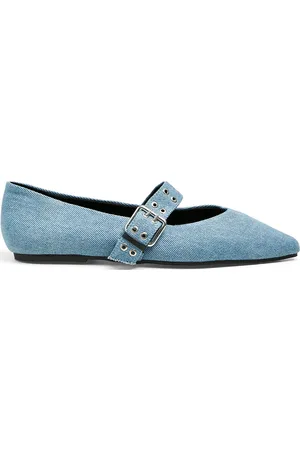 Pieces® Pcsaga Buckle Ballerina Ballerinat Blue