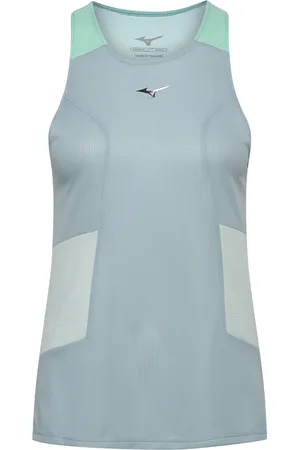 Mizuno Dryaeroflow Tank Sport Sport Clothing Sports Tops & T-shirts Sport Tank Tops Blue