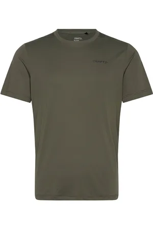 Craft Core Essence Ss Tee 2 M Sport Men Sports Clothes Sport Tops Sport T-shirts Khaki Green