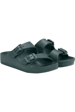 Color Kids Sandals W. Buckles Shoes Summer Shoes Sandals Green