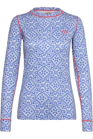 Kari Traa Fryd Ls Sport Base Layer Tops Blue