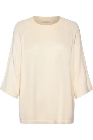 Movesgood Josefina Top Tops T-shirts & Tops Short-sleeved Cream