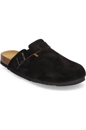 Scholl Sl Olivier Suede Black Aamutossut Tohvelit Black