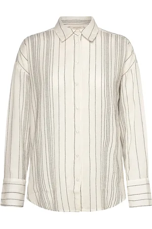 Freequent Fqmia-Shirt Tops Shirts Long-sleeved Cream