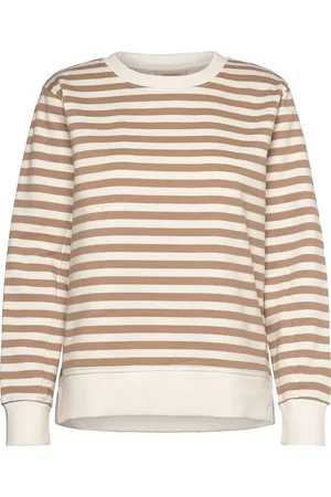 Freequent Fqfiffi-Pullover Tops Sweat-shirts & Hoodies Sweat-shirts Beige