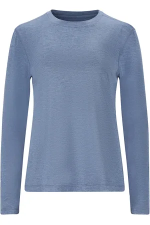 Endurance Alvaly W Melange L/S Tee Sport Women Sport Clothing Sports Tops & T-shirts Sport Long Sleeve Tops Blue
