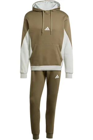 adidas M Fl Cb Hd Ts Sport Sport Clothing Sport Sweat-shirts & Hoodies Sport Tracksuits-sets Green
