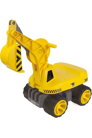 BIG Power Worker Maxi Digger Toys Toy Cars & Vehicles Toy Vehicles Construction Cars Yellow