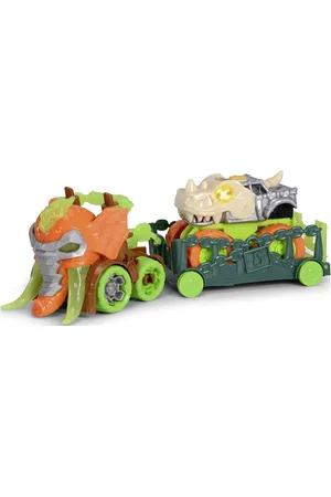 DICKIE TOYS Monster Ranger Dinosaurie, Bil Med Släp Toys Toy Cars & Vehicles Toy Vehicles Trucks Multi/patterned