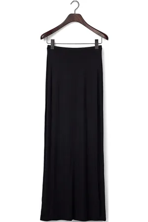 Lexington Maxi Jersey Skirt Skirts Maxi Skirts Black