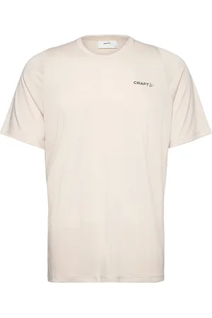 Craft Collective Bi-Blend Ss Tee M Sport T-shirts Short-sleeved Beige