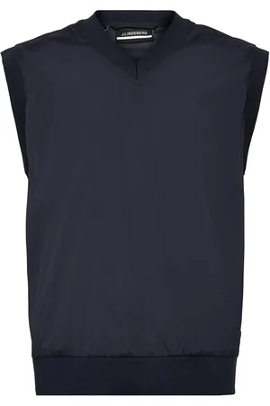 J Lindeberg Hybrid Vest Windbreaker Sport Men Sport Clothing Sport Outerwear Sport Vests Navy