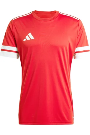 adidas Squa25 Jsy M Sport Men Sports Clothes Sport Tops Sport T-shirts Red