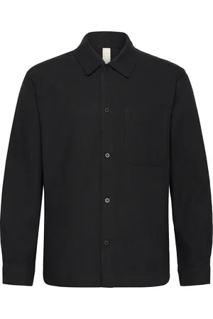 Brixtol Frank Linen Designers Shirts Linen Shirts Black