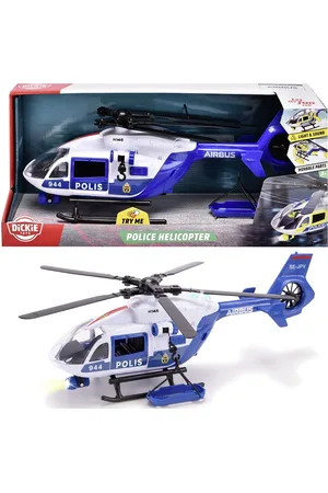 DICKIE TOYS Svensk Polishelikopter, 36 Cm Toys Toy Cars & Vehicles Toy Vehicles Planes Blue