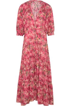 by Ti Mo Cotton Party Maxi Dress Designers Maxi Dress Pink