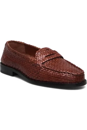 Billi Bi Shoes Shoes Flat Loafers Brown