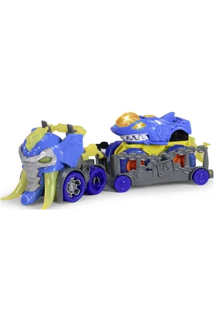 DICKIE TOYS Monster Ranger Haj, Bil Med Släp Toys Toy Cars & Vehicles Toy Vehicles Blue