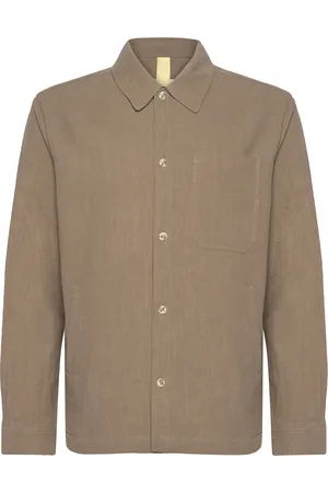 Brixtol Frank Linen Designers Shirts Linen Shirts Khaki Green