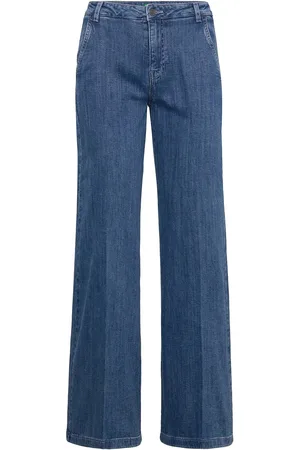Benetton Trousers Bottoms Jeans Flares Blue