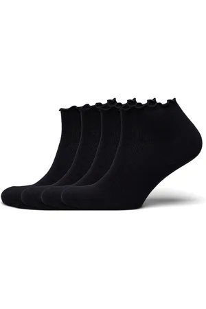 Rosemunde Rhatlanta Footie Socks - 4-Pack Lingerie Socks Footies-ankle Socks Black