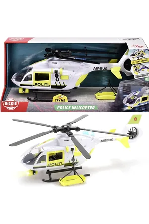 DICKIE TOYS Norsk Polishelikopter, 36 Cm Toys Toy Cars & Vehicles Toy Vehicles Planes White