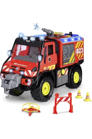 DICKIE TOYS Mercedes Benz Unimog U530 Brandbil Toys Toy Cars & Vehicles Toy Cars Fire Trucks Red