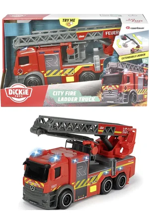 DICKIE TOYS Mercedes-Benz, Rosenbauer Brandbil Toys Toy Cars & Vehicles Toy Cars Fire Trucks Red