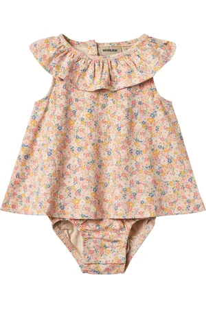 WHEAT Dress Suit Jersey Ingeborg Dresses & Skirts Dresses Baby Dresses Sleevless Baby Dresses Pink