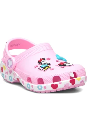Crocs Mickey Frnds Minnie Cls Clg T Shoes Clogs Pink