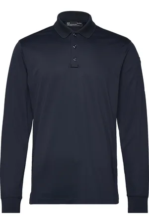 Under Armour Tac Performance Polo Ls 2.0 Sport Men Sport Clothing Sport Tops Sport Polos Sport Long-sleeved Polos Navy