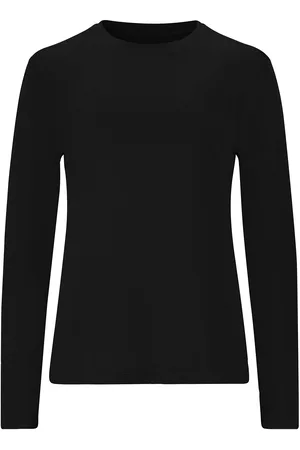 Endurance Alvaly W Melange L/S Tee Sport Women Sport Clothing Sports Tops & T-shirts Sport Long Sleeve Tops Black
