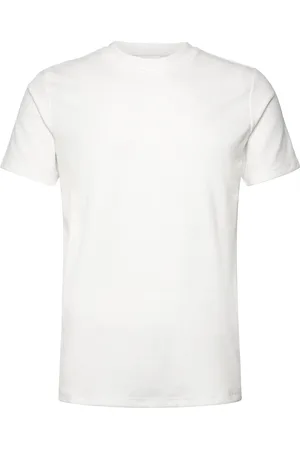 Lindbergh Ss Tee Terry Tops T-shirts Short-sleeved White