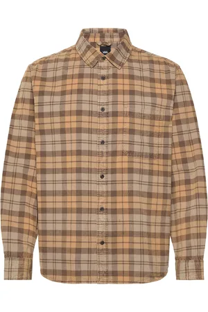 Vans Nate Corduroy Ls Woven Sport Sport Clothing Sport Tops Sport Shirts Brown
