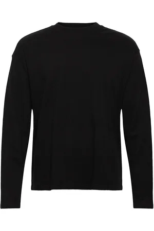 Weekday Great Boxy Long Sleeve T-Shirt Tops T-shirts Long-sleeved Black