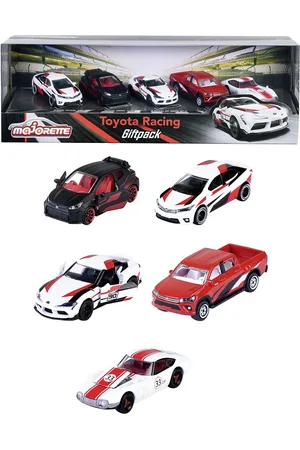 Majorette Toyota Racerbil 5-Pack Presentförpackning Toys Toy Cars & Vehicles Toy Cars Multi/patterned