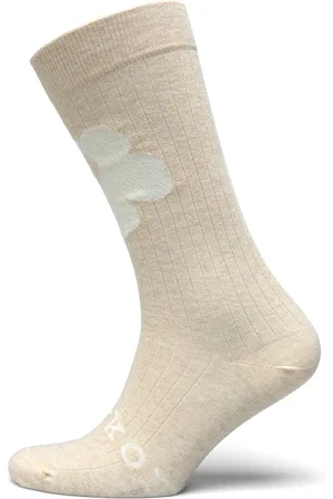 Marimekko Detsku Unikko Logo Lingerie Socks Regular Socks Beige