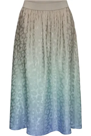 Mos Mosh Mmkashar Grade Skirt Skirts Knee-length & Midi Skirts Blue