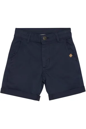 Minymo Shorts Twill Bottoms Shorts Navy