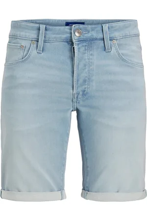 JACK & JONES Jjirick Jjicon I.k. Shorts Ge 118 Sn Bottoms Shorts Denim Blue Jack & J S