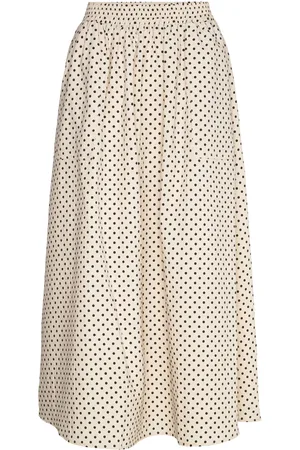 Lollys Laundry Akanell Maxi Skirt Skirts Maxi Skirts Beige